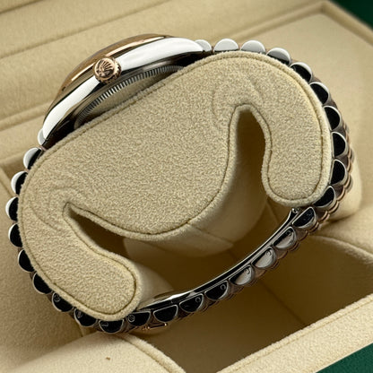 Rolex Datejust 31 / 278271 / chocolate - römisch - Diamanten / Jubilee / Full Set / 2021