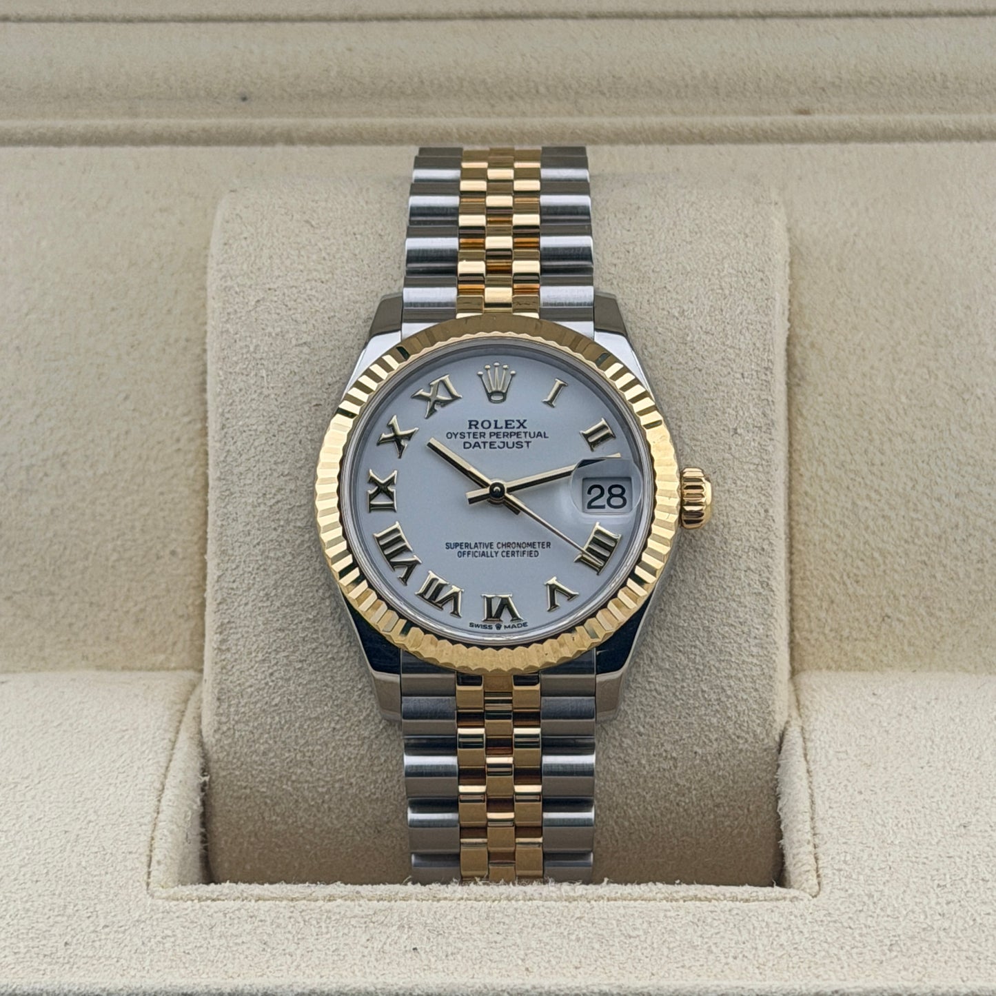 Rolex Datejust 31 / 278273 / weiß / Jubilee / Full Set / 2019