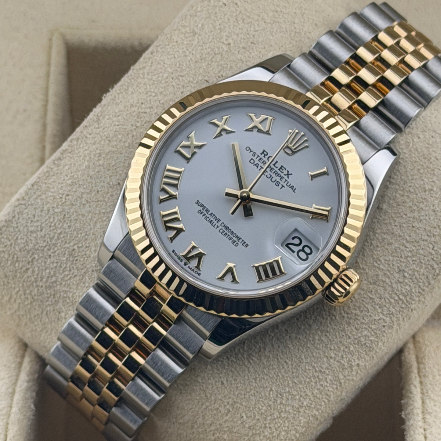 Rolex Datejust 31 / 278273 / weiß / Jubilee / Full Set / 2019