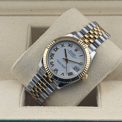 Rolex Datejust 31 / 278273 / weiß / Jubilee / Full Set / 2019
