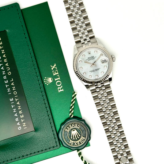 Rolex Datejust 31 / 278274 / Perlmutt - Diamanten / Jubilee / Full Set