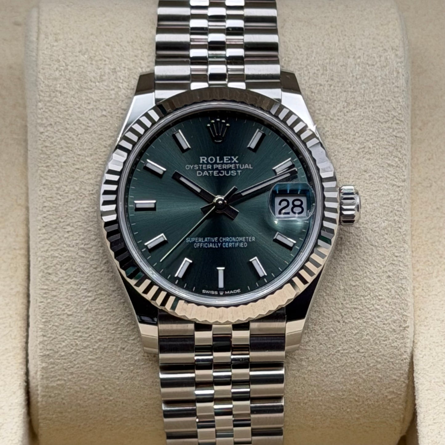 Rolex Datejust 31 / 278274 / Mintgrün / Jubilee / Full Set / 2026