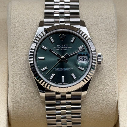 Rolex Datejust 31 / 278274 / Mintgrün / Jubilee / Full Set / 2026
