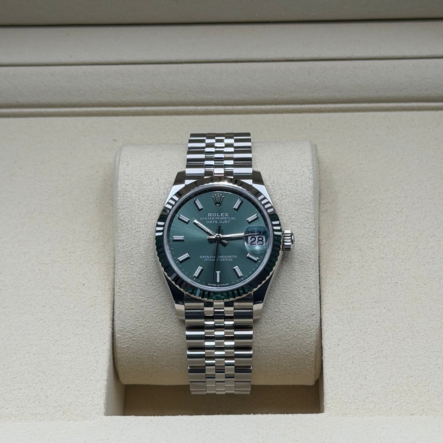 Rolex Datejust 31 / 278274 / Mintgrün / Jubilee / Full Set / 2026