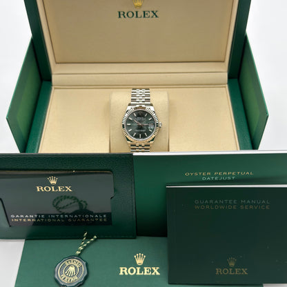 Rolex Datejust 31 / 278274 / Mintgrün / Jubilee / Full Set / 2026
