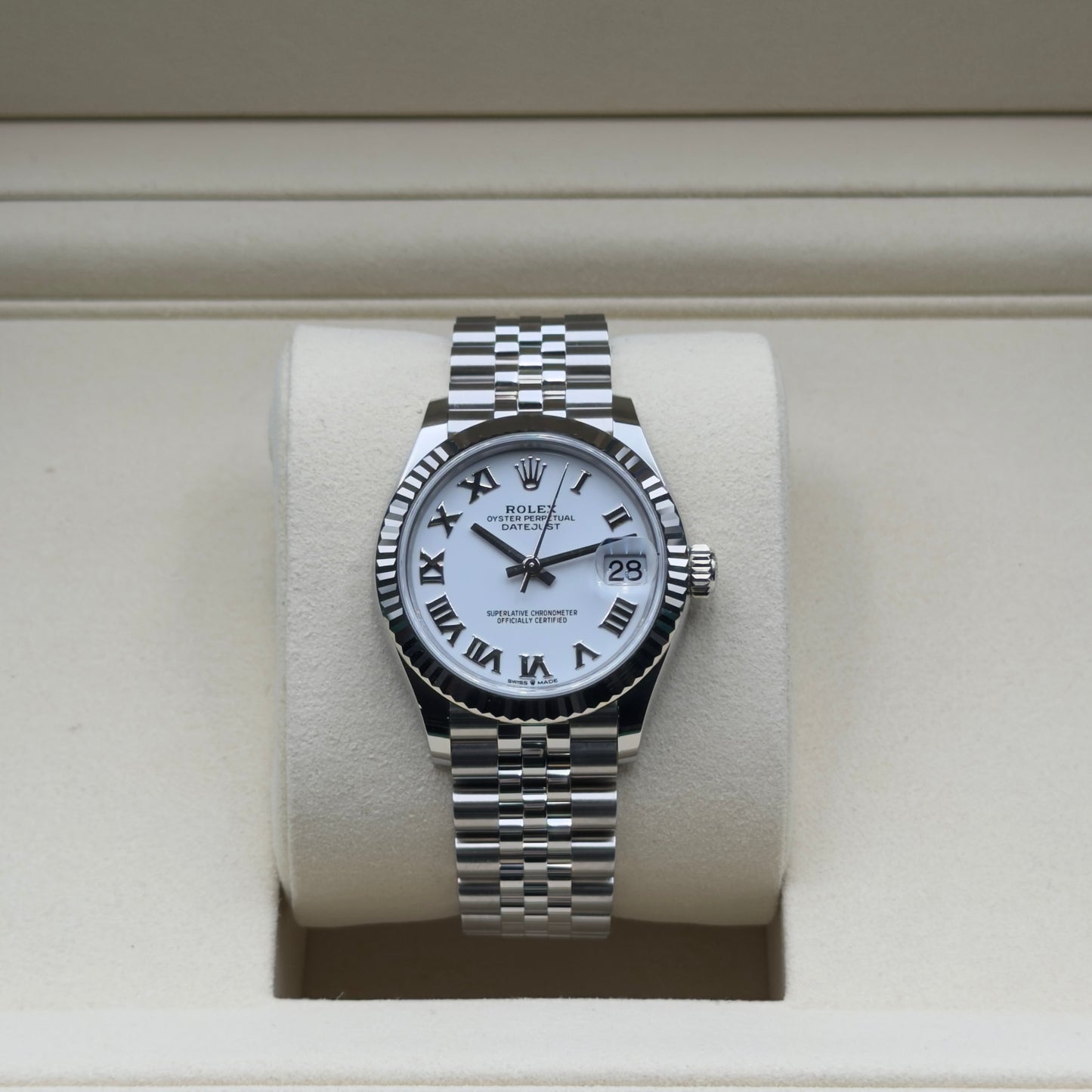 Rolex Datejust 31 / 278274 / Weiß / Jubilee / Full Set / 2026