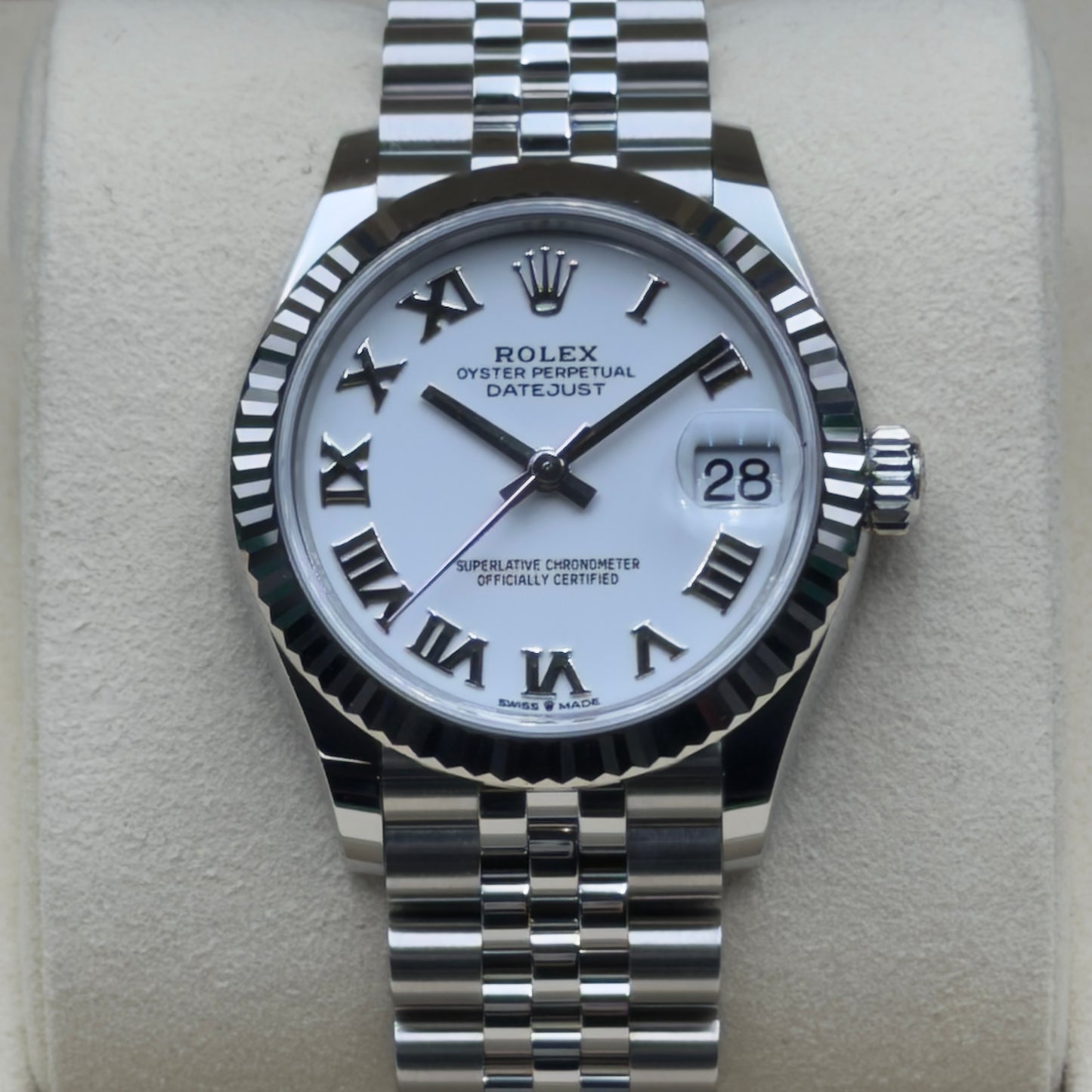 Rolex Datejust 31 / 278274 / Weiß / Jubilee / Full Set / 2026
