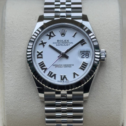 Rolex Datejust 31 / 278274 / Weiß / Jubilee / Full Set / 2026
