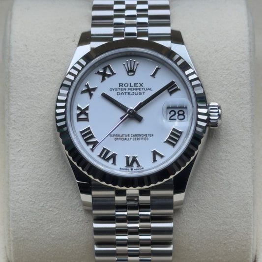 Rolex Datejust 31 / 278274 / Weiß / Jubilee / Full Set / 2026