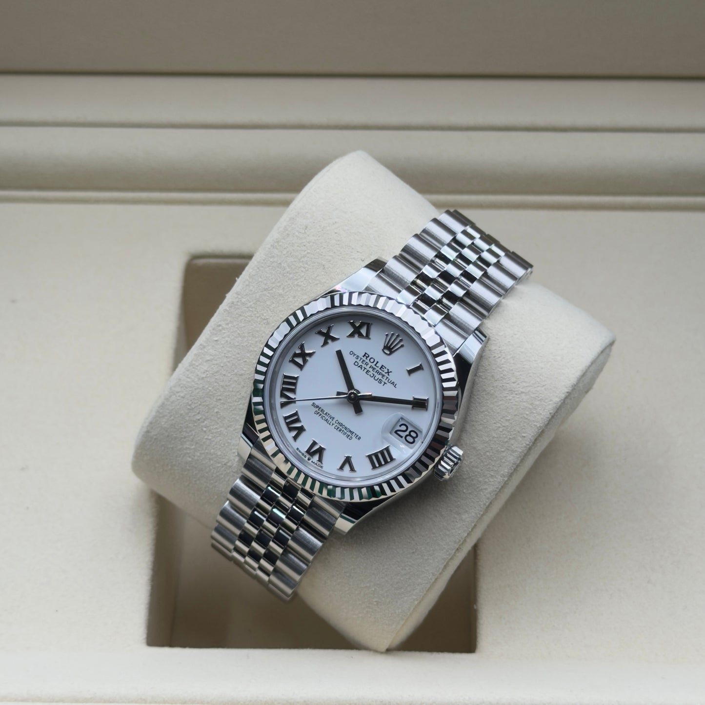 Rolex Datejust 31 / 278274 / Weiß / Jubilee / Full Set / 2026