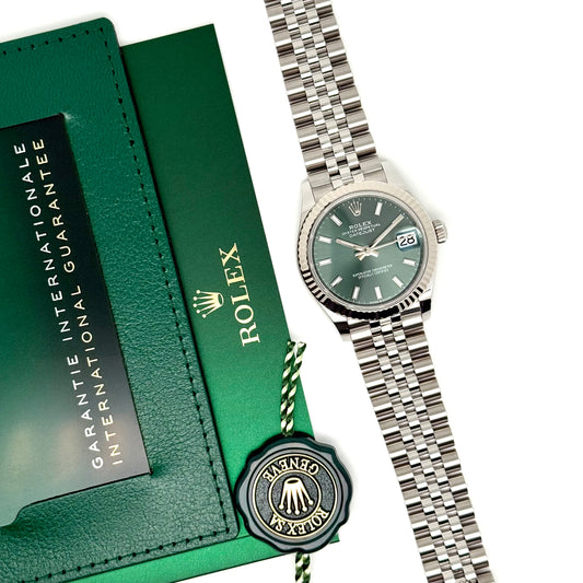 Rolex Datejust 31 / 278274 / mintgrün / Jubilee / Full Set / 2025
