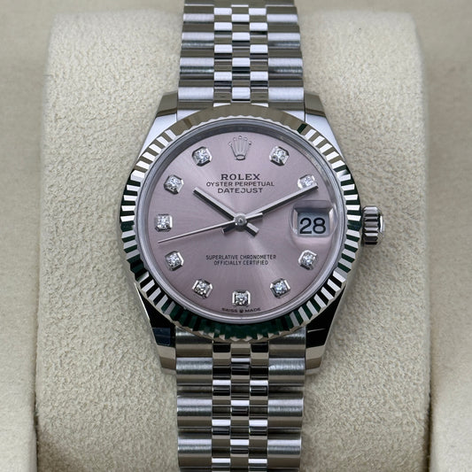Rolex Datejust 31 / 278274 / Rosa - Diamanten / Jubilee / Full Set / 2025