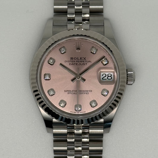 Rolex Datejust 31 / 278274 / Rosa - Diamanten / Jubilee / Full Set / 2025