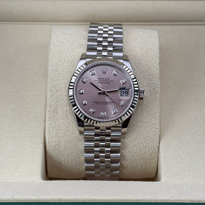 Rolex Datejust 31 / 278274 / Rosa - Diamanten / Jubilee / Full Set / 2025