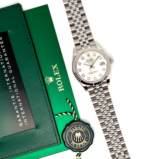 Rolex Datejust 31 / 278274 / silber - Diamanten / Jubilee / Full Set