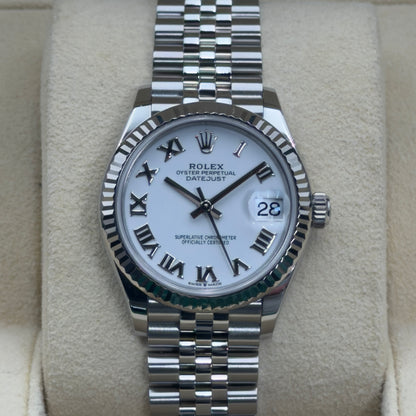 Rolex Datejust 31 / 278274 / Weiß / Jubilee / Full Set / 2021