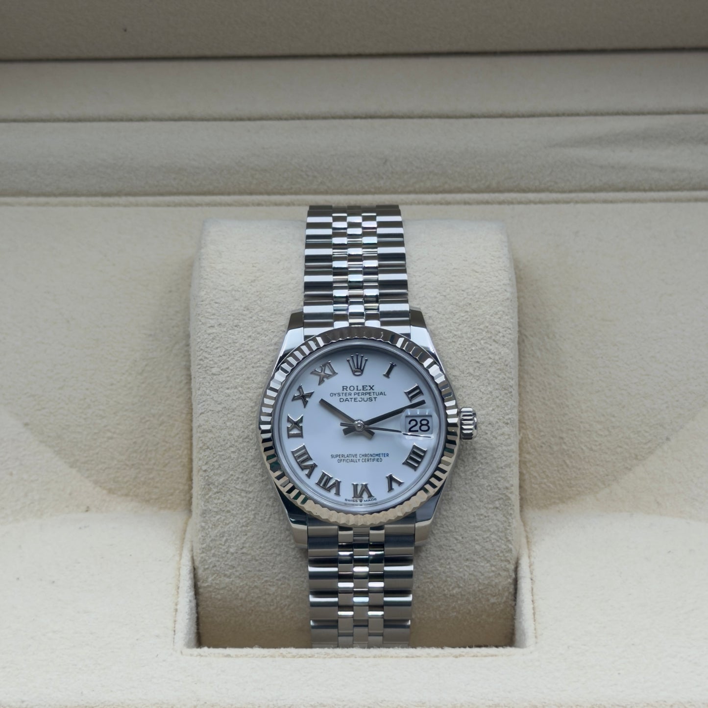 Rolex Datejust 31 / 278274 / Weiß / Jubilee / Full Set / 2021