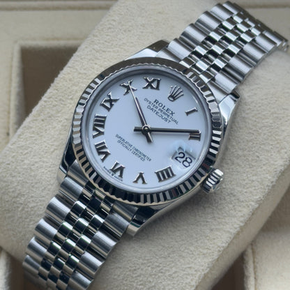 Rolex Datejust 31 / 278274 / Weiß / Jubilee / Full Set / 2021