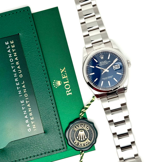 Rolex Datejust 36 / 126200 / blau / Oyster / Full Set / 2024