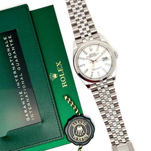 Rolex Datejust 36 / 126200 / silber / Jubilee / Full Set / 2025
