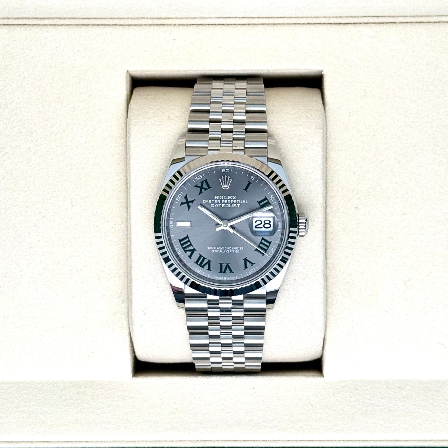 Rolex Datejust 36 / 126234 / Wimbledon / Jubilee / Full Set / 2025