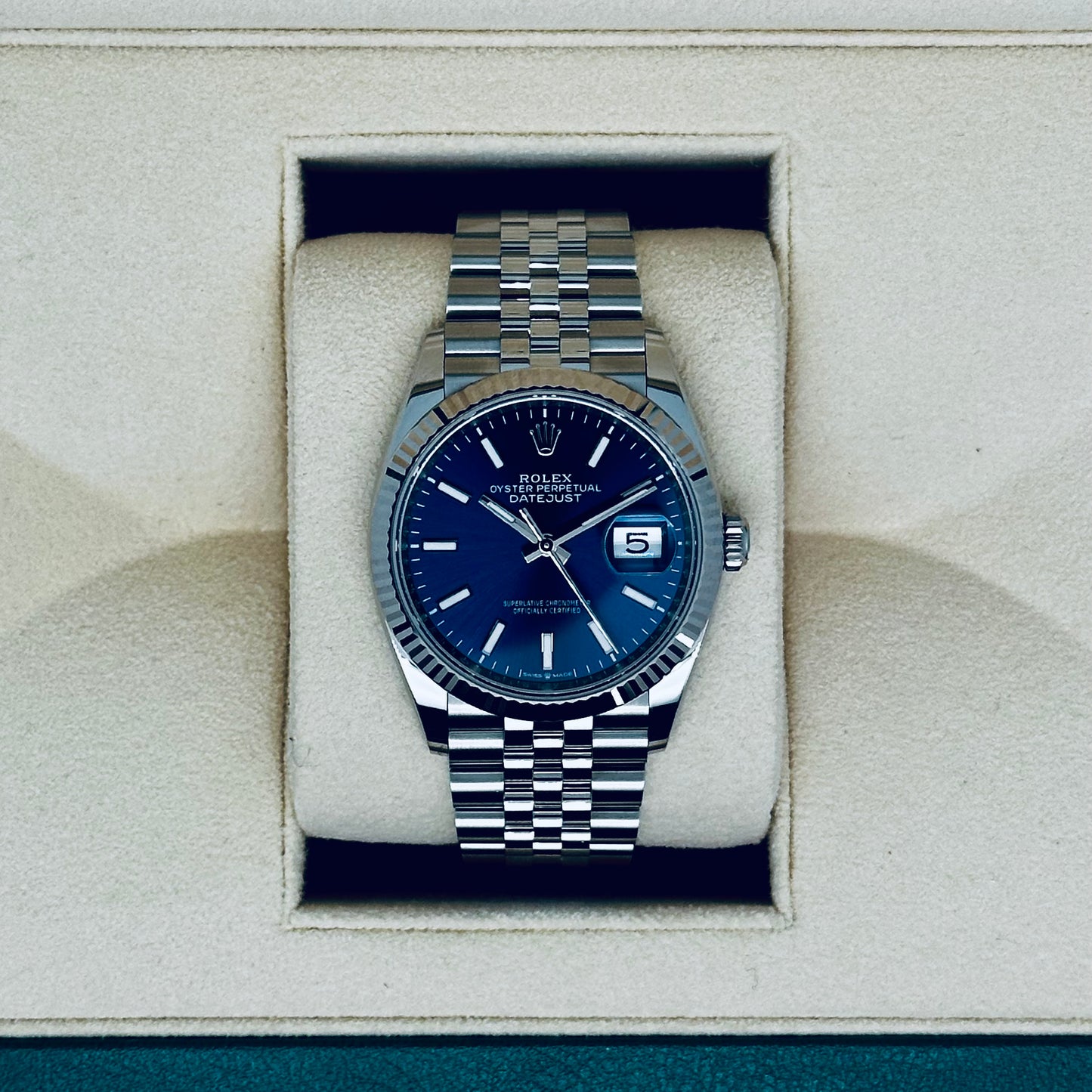 Rolex Datejust 36 / 126234 / blau / Jubilee / Full Set