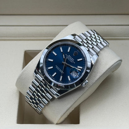 Rolex Datejust 41 / 126300 / Blau / Jubilee / Full Set / 2026