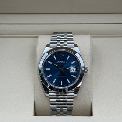 Rolex Datejust 41 / 126300 / Blau / Jubilee / Full Set / 2026