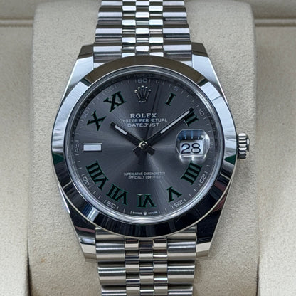 Rolex Datejust 41 / 126300 / Wimbledon / Jubilee / Full Set / 2025
