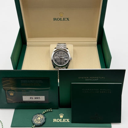 Rolex Datejust 41 / 126300 / Wimbledon / Jubilee / Full Set / 2025