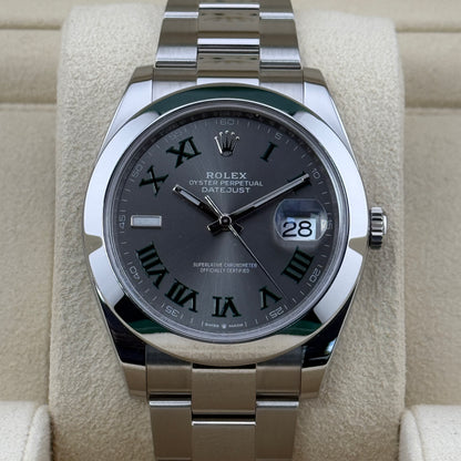 Rolex Datejust 41 / 126300 / Wimbledon / Oyster / Full Set / 2022