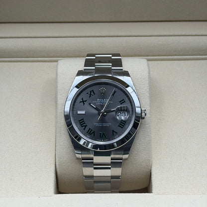 Rolex Datejust 41 / 126300 / Wimbledon / Oyster / Full Set / 2026
