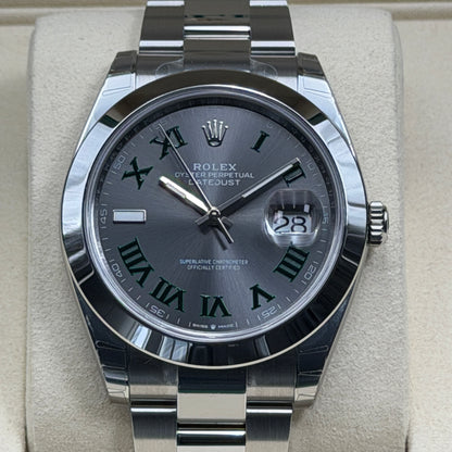 Rolex Datejust 41 / 126300 / Wimbledon / Oyster / Full Set / 2026