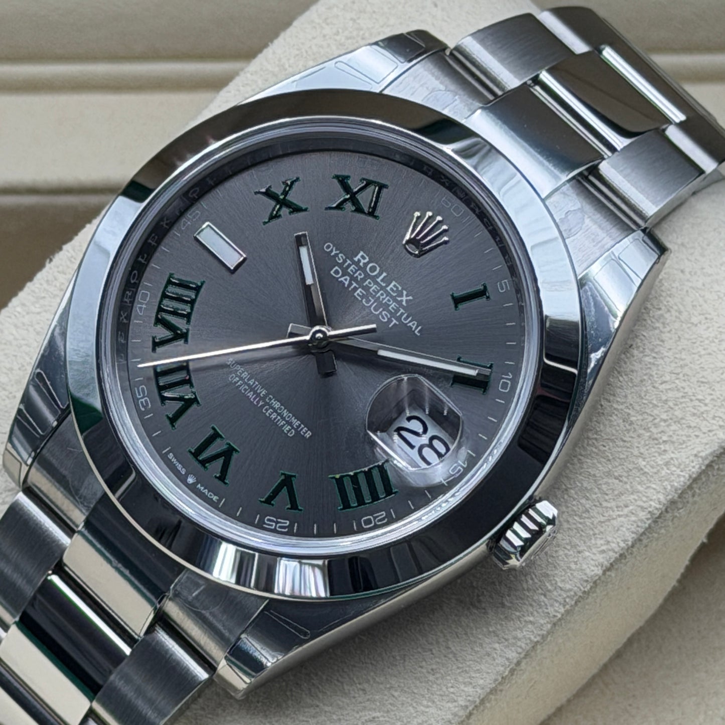 Rolex Datejust 41 / 126300 / Wimbledon / Oyster / Full Set / 2026