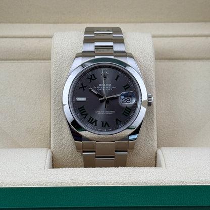 Rolex Datejust 41 / 126300 / Wimbledon / Oyster / Full Set / 2022