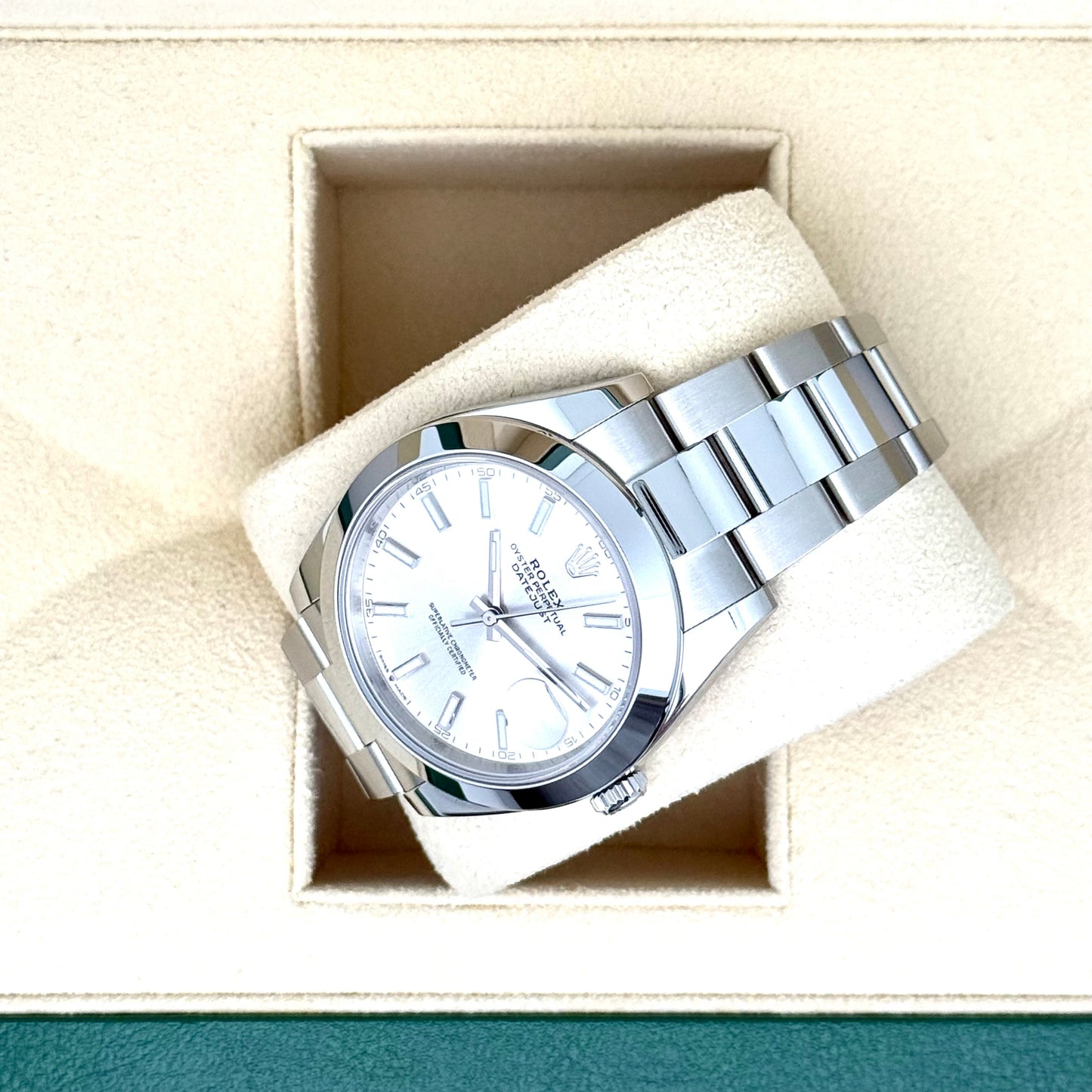 Rolex Datejust 41 / 126300 / Silber / Oyster / Full Set