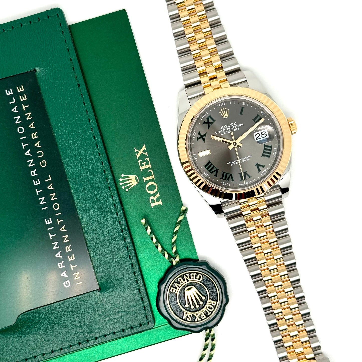 Rolex Datejust 41 / 126333 / Wimbledon / Jubilee / Full Set