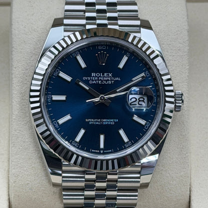 Rolex Datejust 41 / 126334 / Blau / Jubilee / Full Set / 2026