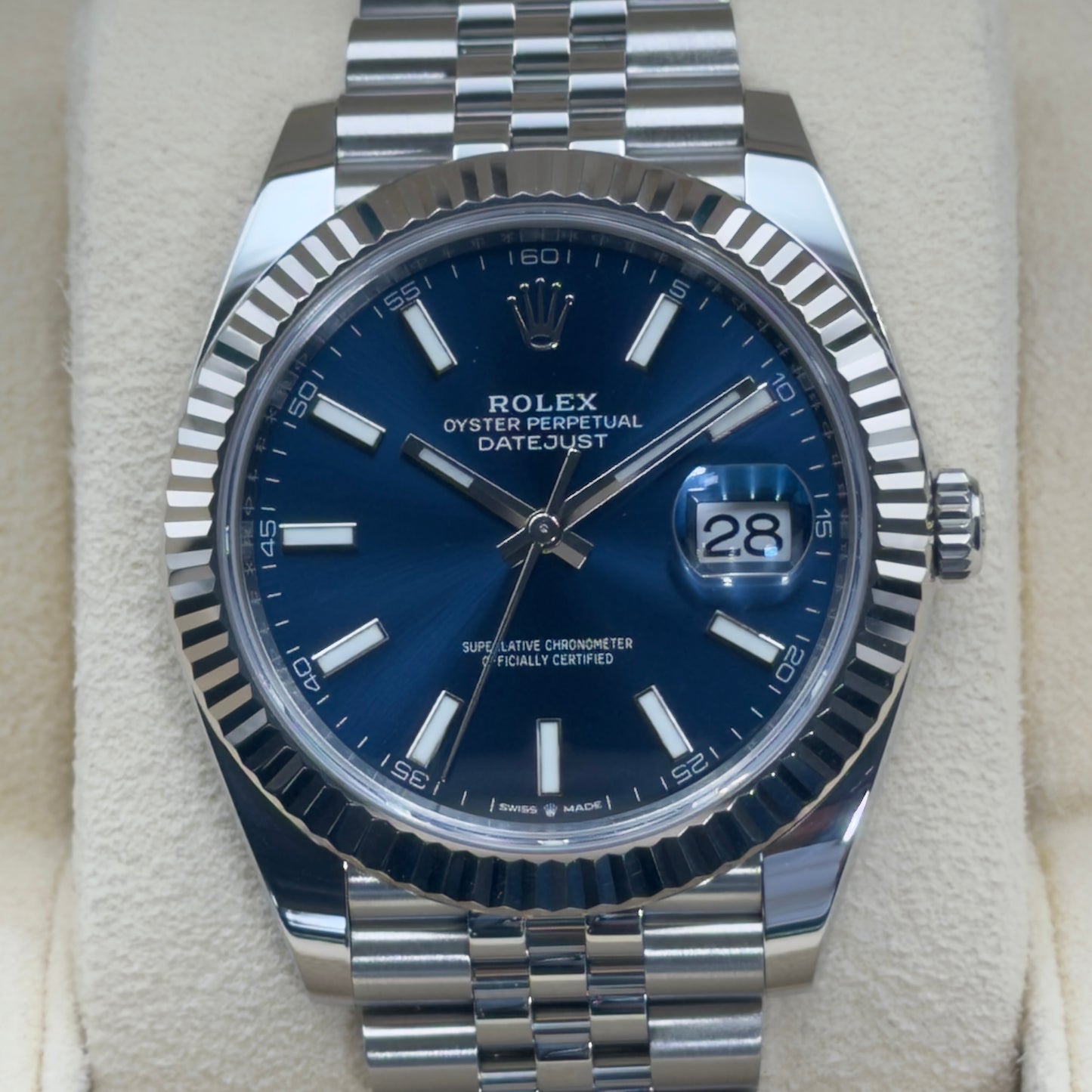 Rolex Datejust 41 / 126334 / Blau / Jubilee / Full Set / 2022