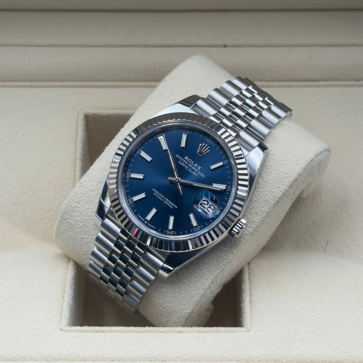 Rolex Datejust 41 / 126334 / Blau / Jubilee / Full Set / 2022