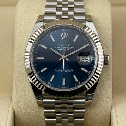 Rolex Datejust 41 / 126334 / blau / Jubilee / Full Set / 2019