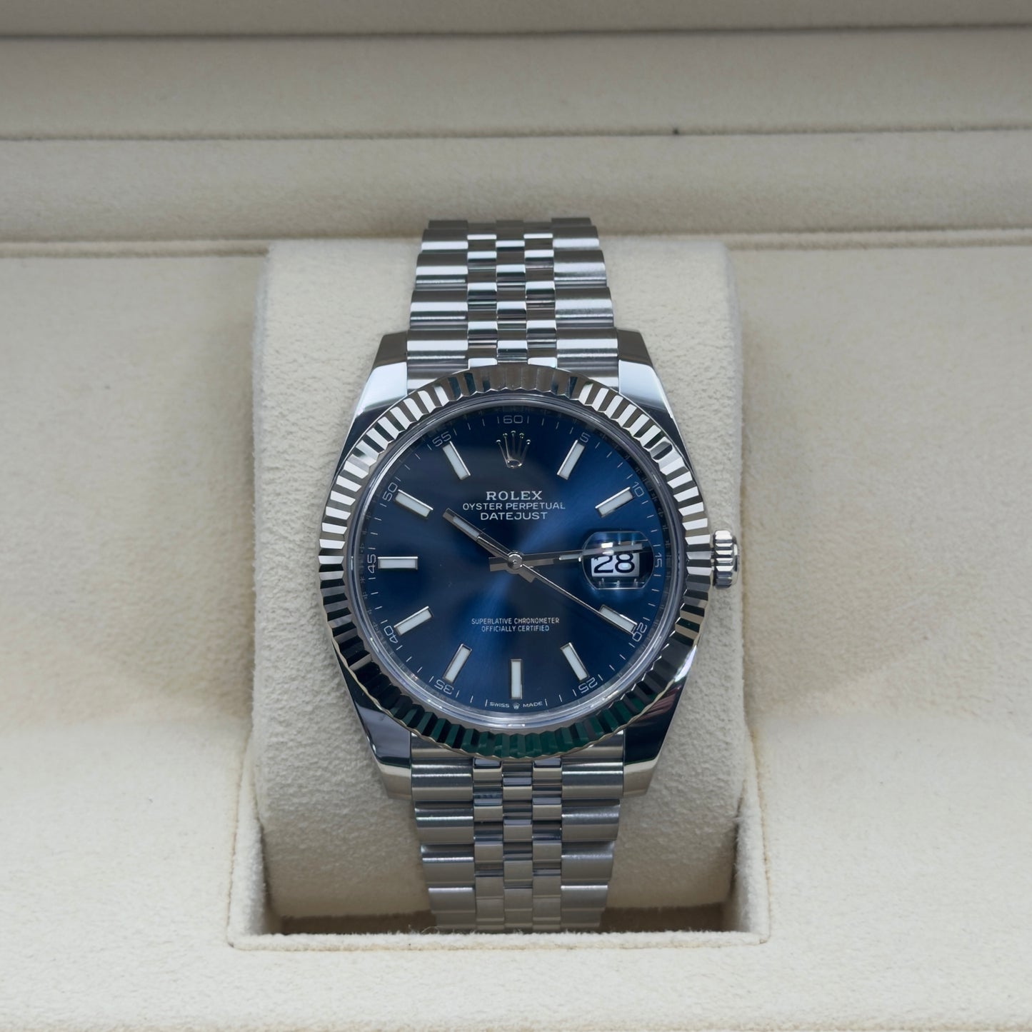 Rolex Datejust 41 / 126334 / Blau / Jubilee / Full Set / 2022