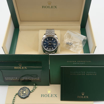 Rolex Datejust 41 / 126334 / Blau / Jubilee / Full Set / 2022