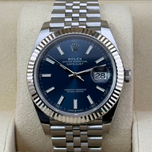 Rolex Datejust 41 / 126334 / blau / Jubilee / Full Set / 2021