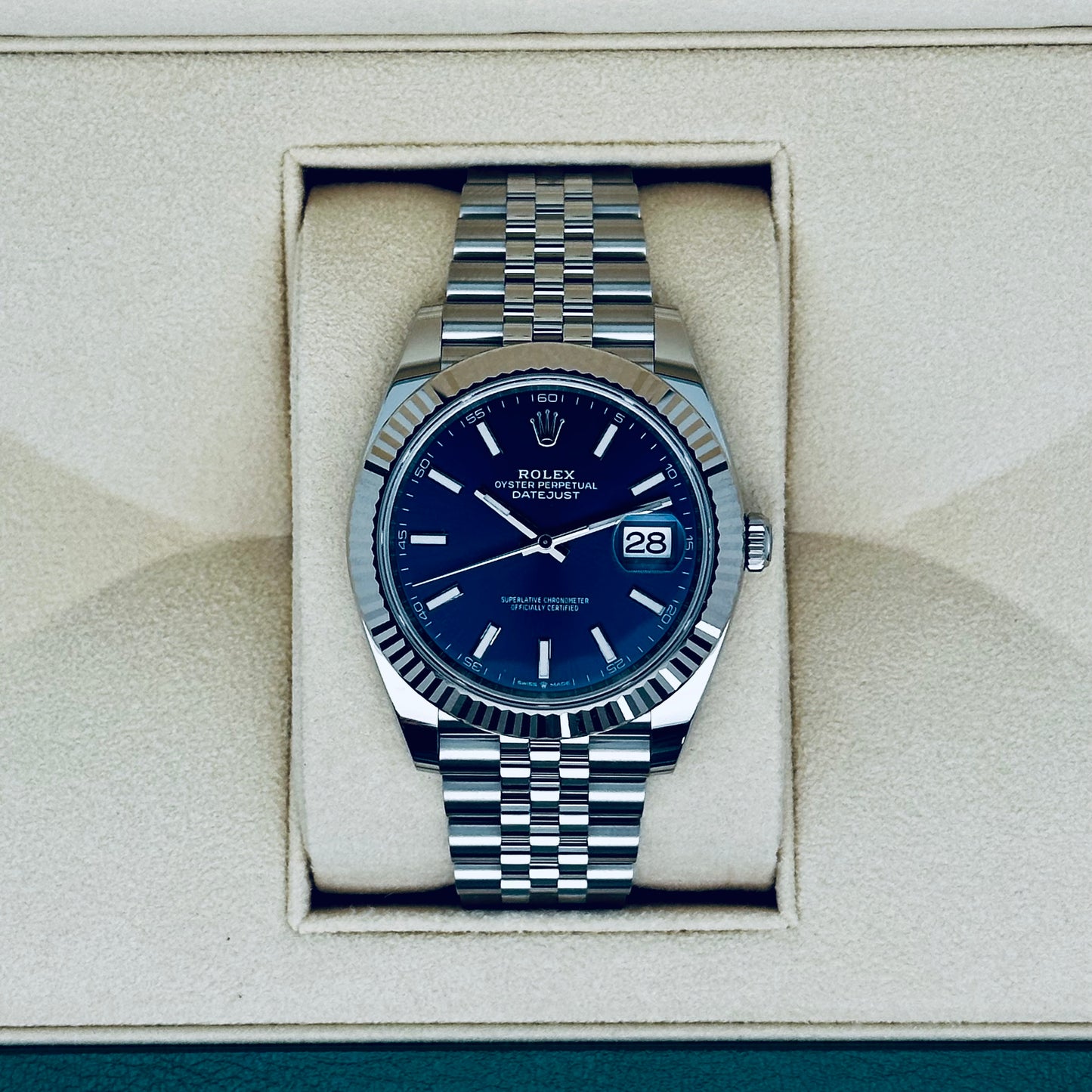 Rolex Datejust 41 / 126334 / blau / Jubilee / Full Set