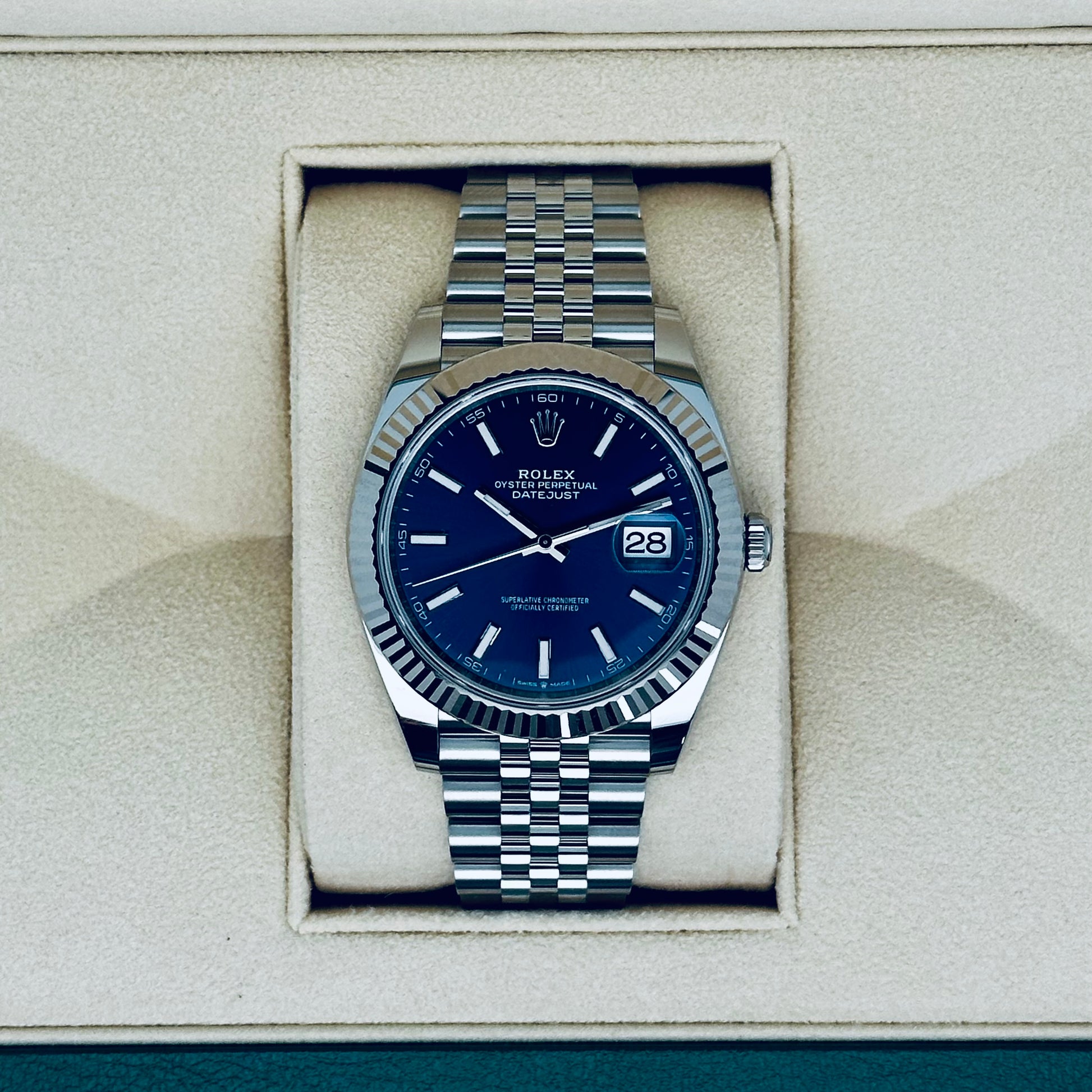 Rolex Datejust 41 / 126334 / blau / Jubilee / Full Set