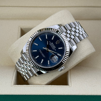 Rolex Datejust 41 / 126334 / blau / Jubilee / Full Set / 2019