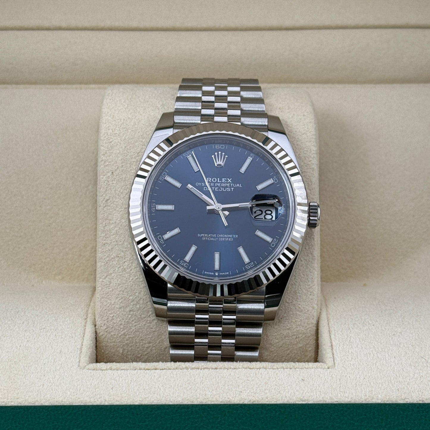 Rolex Datejust 41 / 126334 / blau / Jubilee / Full Set / 2019