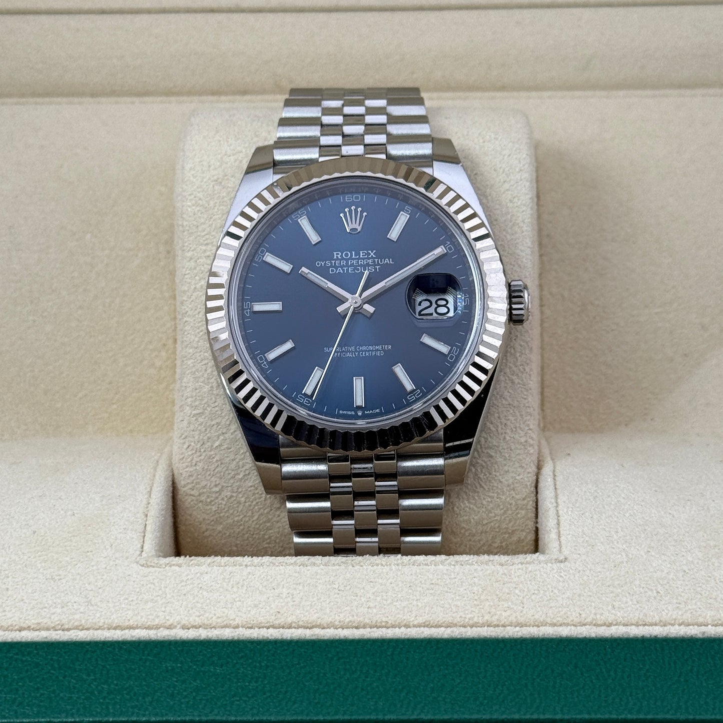 Rolex Datejust 41 / 126334 / blau / Jubilee / Full Set / 2021