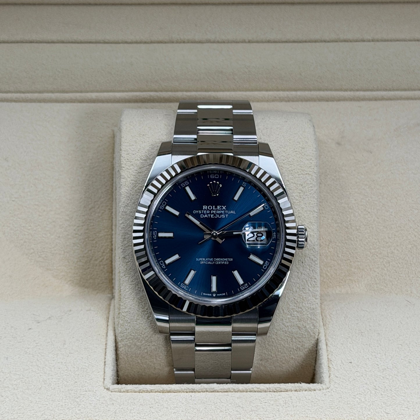 Rolex Datejust 41 / 126334 / Blau / Oyster / Full Set / 2024
